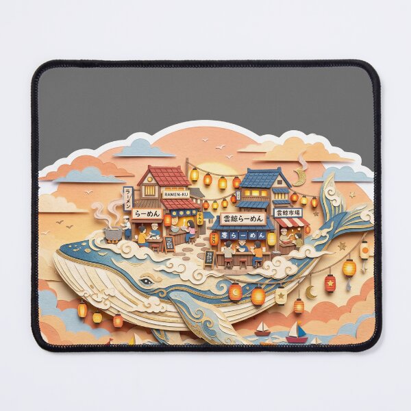 Item preview, Moonwhale Ramen Harbor designed and sold by CuteRage.