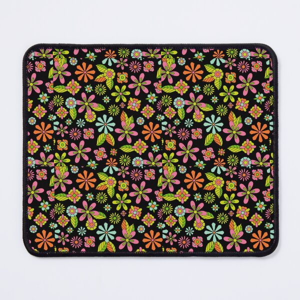 Item preview, Retro 70s Groovy Floral Seamless Pattern Flower Power Boho Colorful Nature Art designed and sold by DERA RAY.