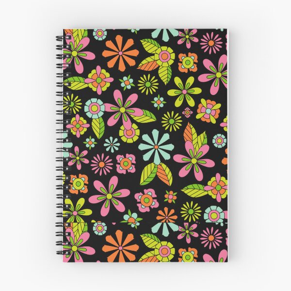 Item preview, Retro 70s Groovy Floral Seamless Pattern Flower Power Boho Colorful Nature Art designed and sold by DERA RAY.