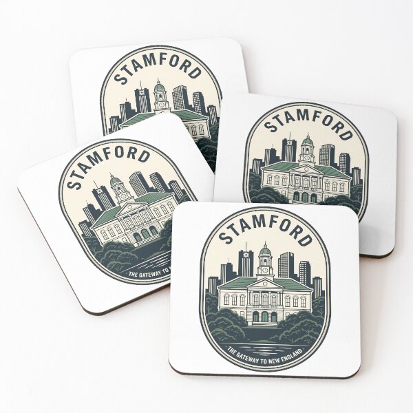 Item preview, Stamford Connecticut Gateway To New England Vintage Emblem designed and sold by k3rstman1.