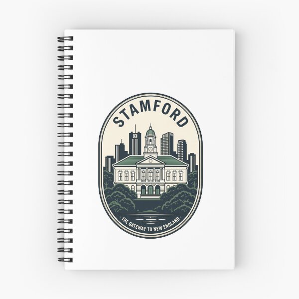 Item preview, Stamford Connecticut Gateway To New England Vintage Emblem designed and sold by k3rstman1.