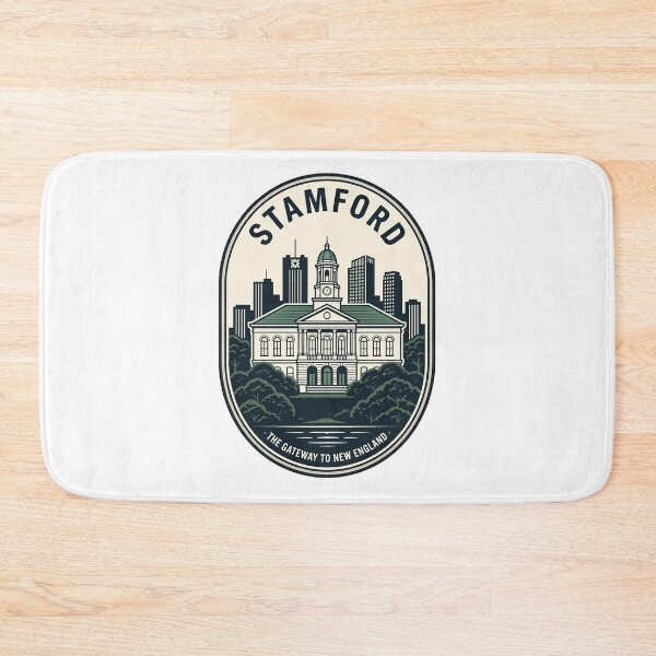 Item preview, Stamford Connecticut Gateway To New England Vintage Emblem designed and sold by k3rstman1.