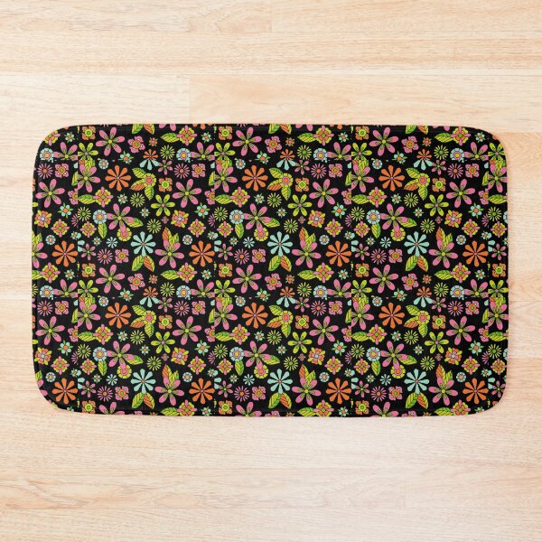 Item preview, Retro 70s Groovy Floral Seamless Pattern Flower Power Boho Colorful Nature Art designed and sold by DERA RAY.