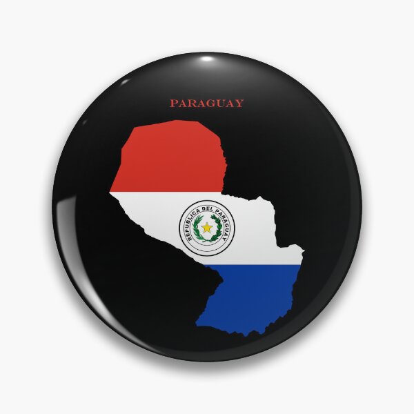 Item preview, Paraguay Map Flag Silhouette South America Travel Pride Gift designed and sold by NTGUILTY.