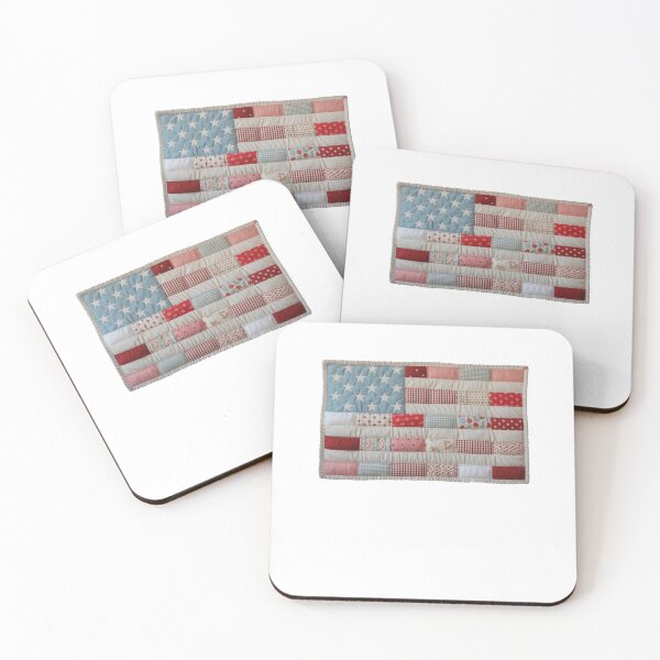Item preview, 4th of July American Flag Patchwork USA designed and sold by TyraYoung.