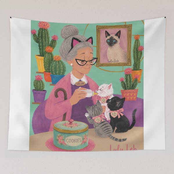Item preview, My Neighbor the Cat lady designed and sold by LuluLeb.