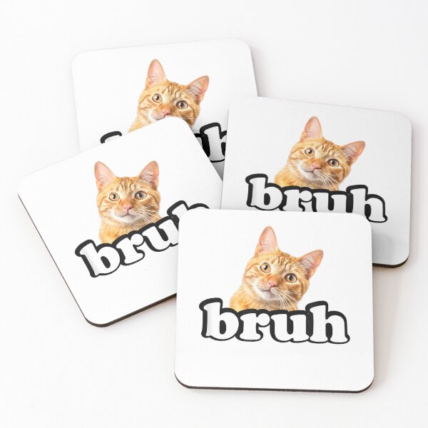 Item preview, Cute-Kids-Womens-&-Mens-Bruh-Orange-Tabby-Cat-Lover-T-Shirt designed and sold by SubStudio97.