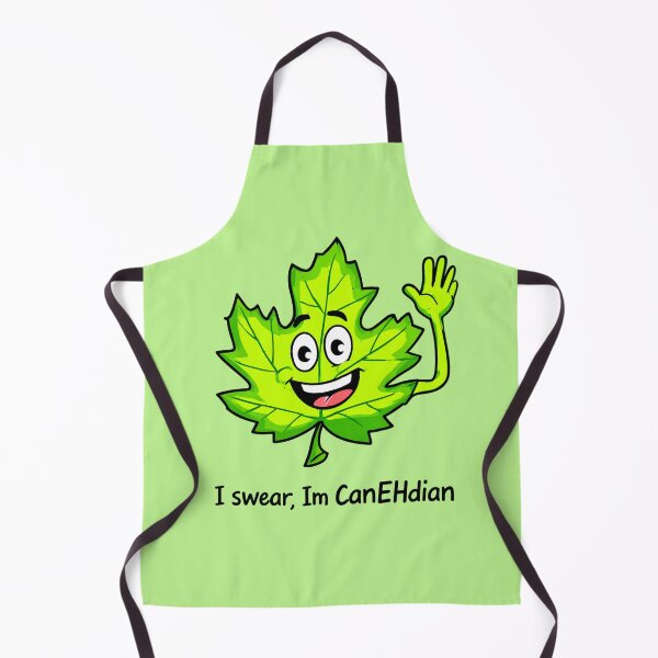 Item preview, Cheerful Canadian Maple Leaf Character designed and sold by NatalyArtStudio.