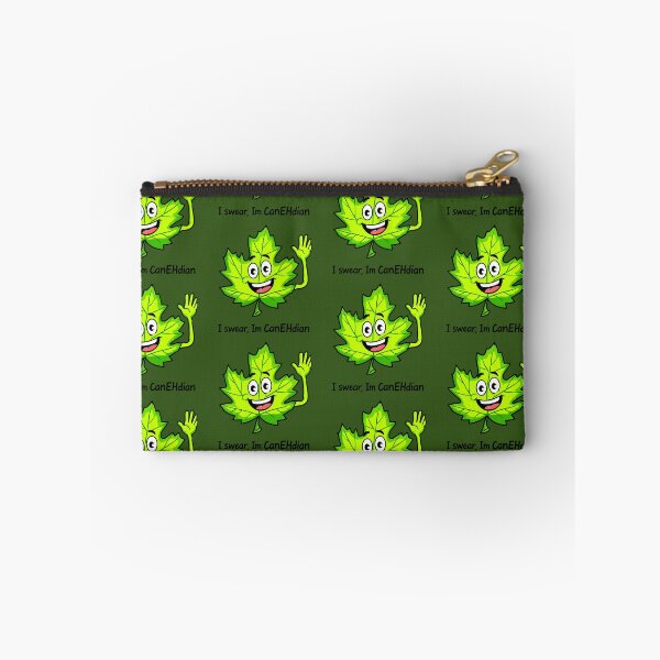Item preview, Cheerful Canadian Maple Leaf Character designed and sold by NatalyArtStudio.