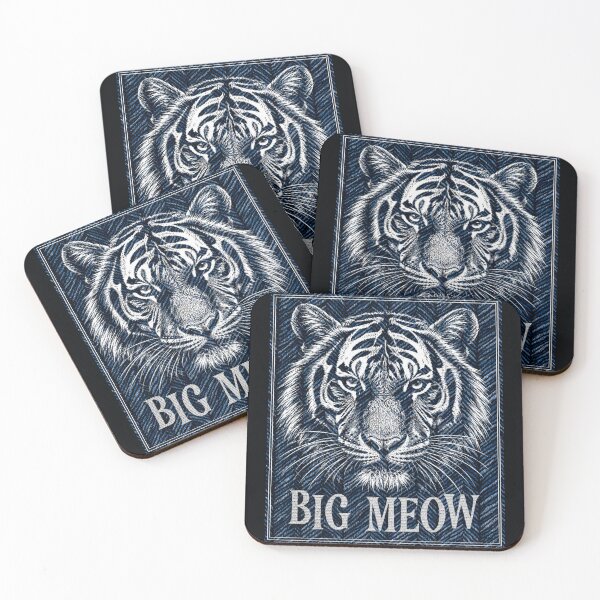 Item preview, Big Meow Vintage Tiger Portrait designed and sold by StillWildink.
