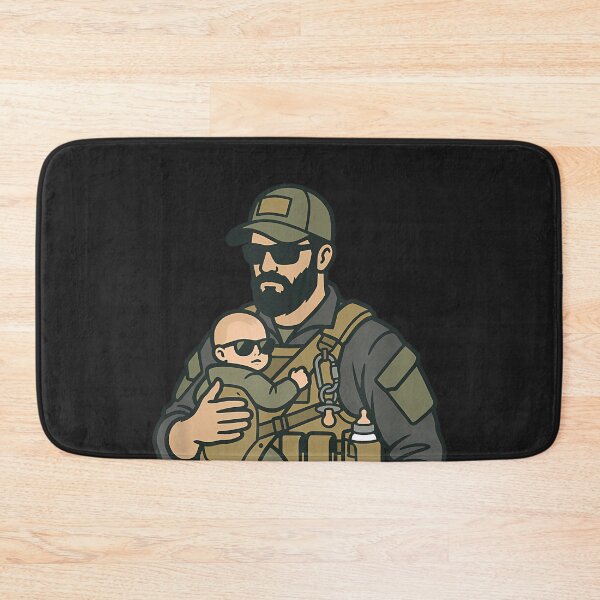 Item preview, Dad Mode Activated Tactical Dad Baby Carrier Military Father designed and sold by CriseldaBruning.