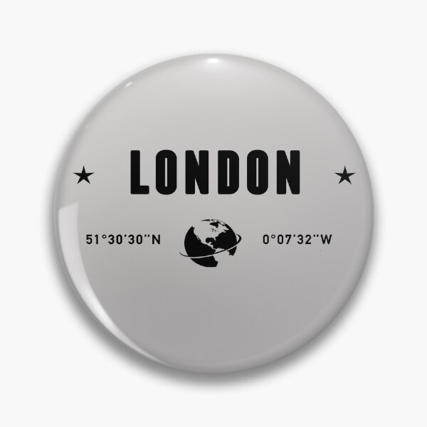 Item preview, London United Kingdom Coordinates Globe Typography designed and sold by capricedefille.