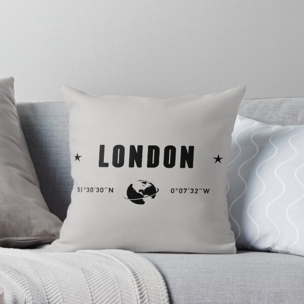 Item preview, London United Kingdom Coordinates Globe Typography designed and sold by capricedefille.