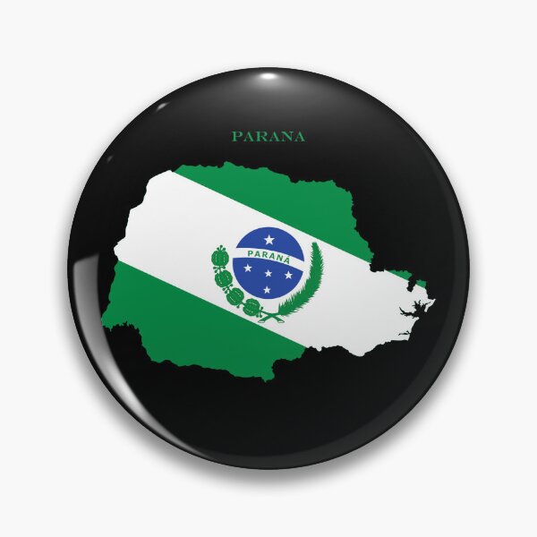 Item preview, Parana Map Flag Silhouette Brazil State Travel Pride Gift designed and sold by NTGUILTY.