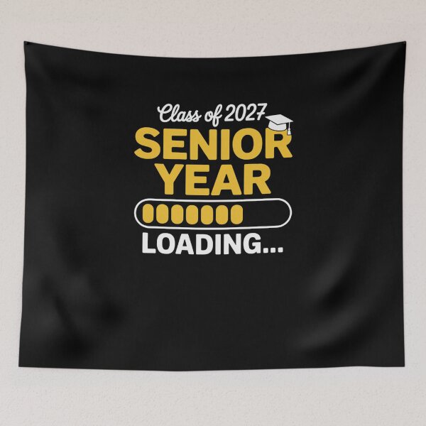 Item preview, Class of 2027 Senior Year Loading Graduation designed and sold by SuperAndSocial.