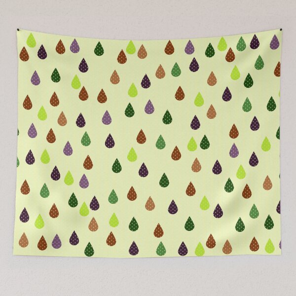 Item preview, Retro Rainfall - Minimalist Pop Art Drops & Mid-Century Geometric Grid designed and sold by K Design Store.