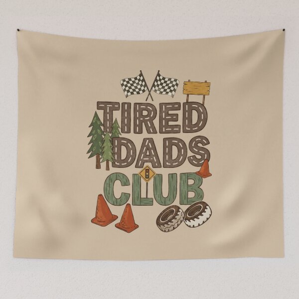 Item preview, Tired Dad Racing Club Funny Father Classic T-Shirt designed and sold by CareerKitties.