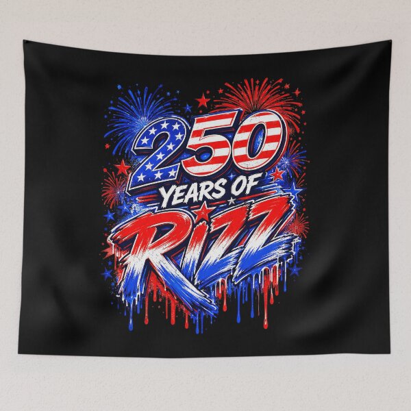 Item preview, USA Anniversary 250 Years of Rizz 250th America 4th July designed and sold by BlightedArt.