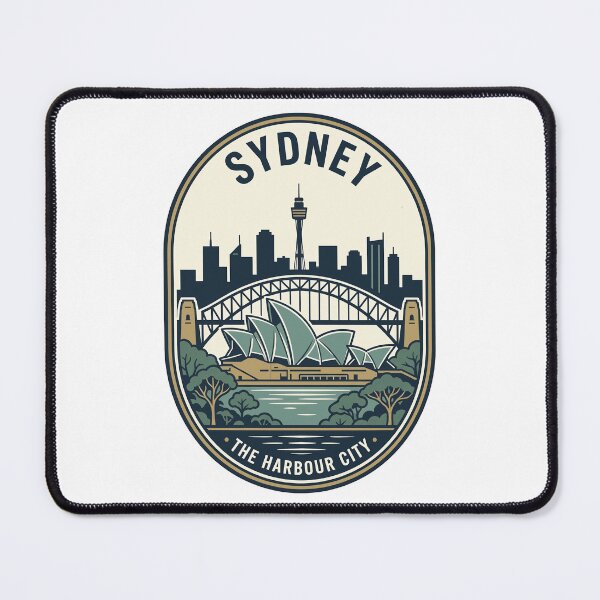 Item preview, Retro Sydney Australia Harbour City Landmark Badge designed and sold by k3rstman1.