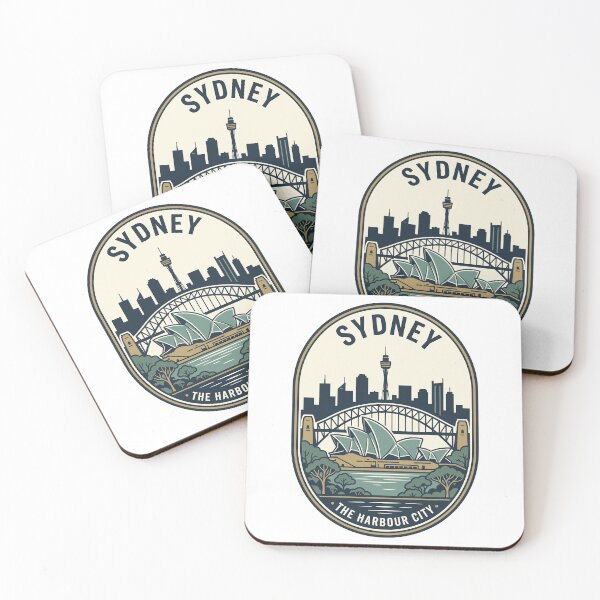 Item preview, Retro Sydney Australia Harbour City Landmark Badge designed and sold by k3rstman1.