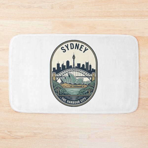 Item preview, Retro Sydney Australia Harbour City Landmark Badge designed and sold by k3rstman1.