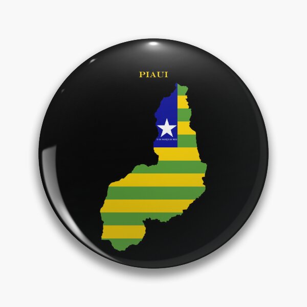 Item preview, Piaui Map Flag Silhouette Brazil State Travel Pride Gift designed and sold by NTGUILTY.
