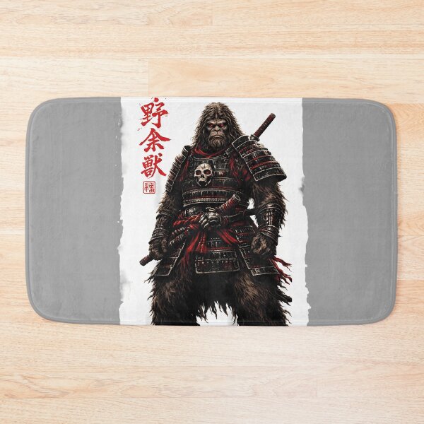 Item preview, Bigfoot Samurai Warrior Sasquatch Warrior Japanese Funny designed and sold by GreggRoss.