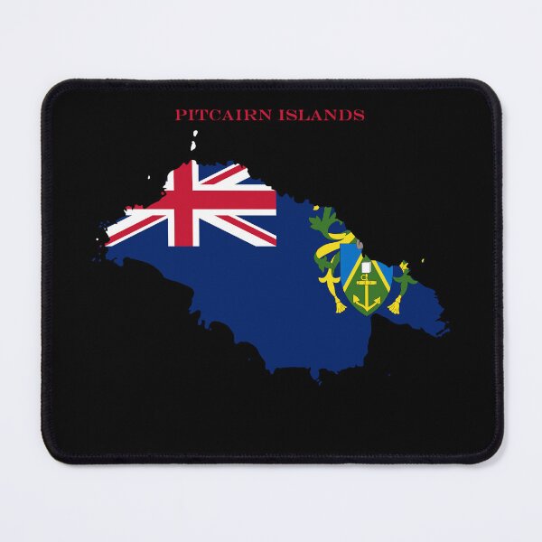 Item preview, Pitcairn Islands Map Flag Silhouette South Pacific Travel Pride Gift designed and sold by NTGUILTY.