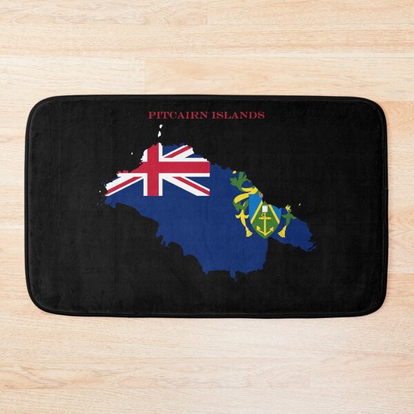 Item preview, Pitcairn Islands Map Flag Silhouette South Pacific Travel Pride Gift designed and sold by NTGUILTY.