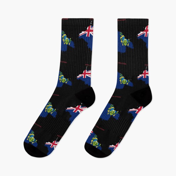 Item preview, Pitcairn Islands Map Flag Silhouette South Pacific Travel Pride Gift designed and sold by NTGUILTY.