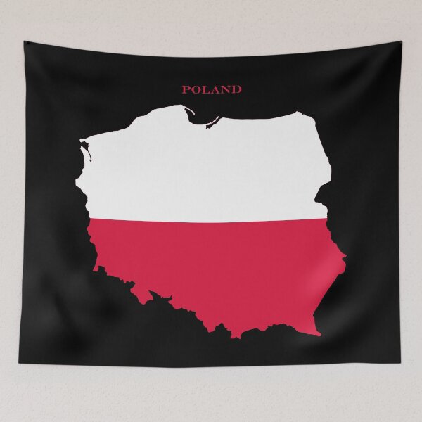 Item preview, Poland Map Flag Silhouette Central Europe Travel Pride Gift designed and sold by NTGUILTY.