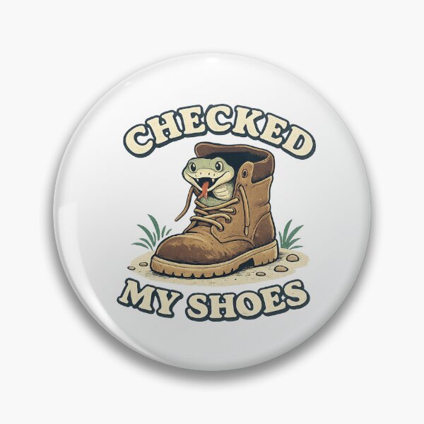 Item preview, Checked My Shoes Aussie Humour designed and sold by Yellowriversss.