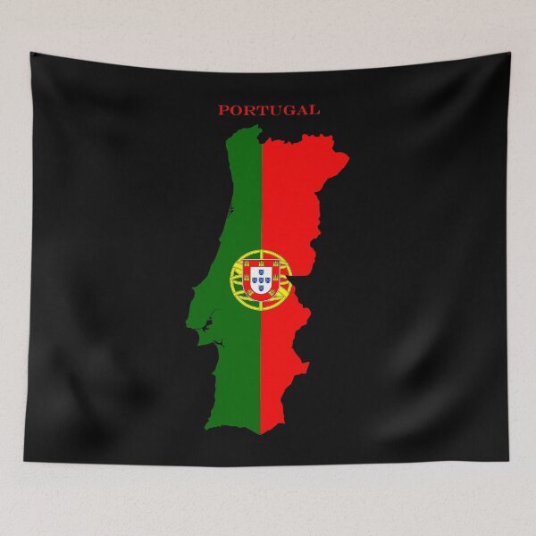 Item preview, Portugal Map Flag Silhouette Europe Travel Pride Gift designed and sold by NTGUILTY.