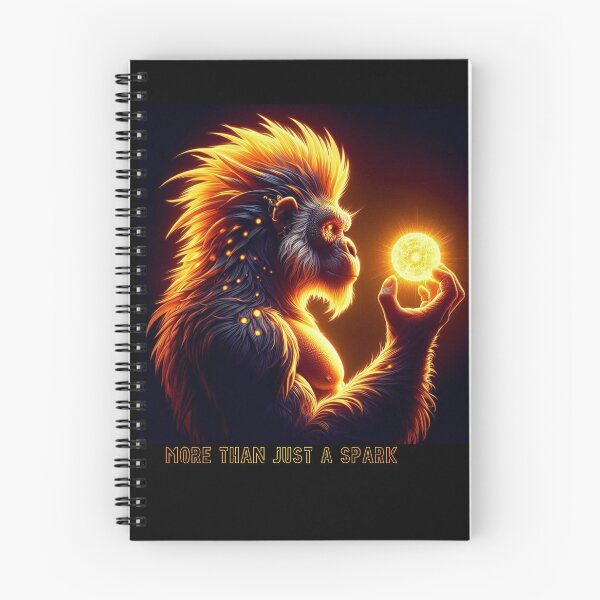 Item preview, Sunback Simian: Aurora Ape Solar Fantasy Graphic designed and sold by Chronicles_Of_Fauna.