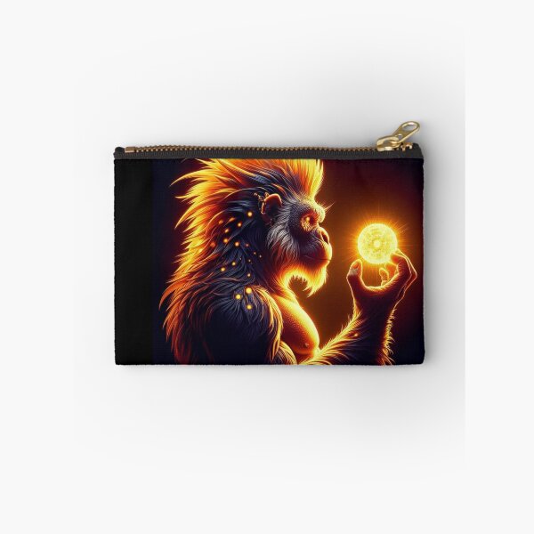 Item preview, Sunback Simian: Aurora Ape Solar Fantasy Graphic designed and sold by Chronicles_Of_Fauna.