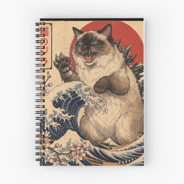 Item preview, Ragdoll Catzilla Japanese Wave Art Cat Owner designed and sold by TerryConnells.