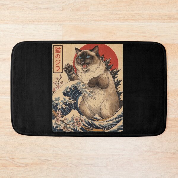Item preview, Ragdoll Catzilla Japanese Wave Art Cat Owner designed and sold by TerryConnells.