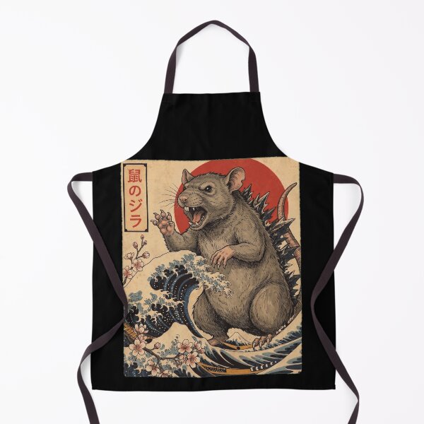 Item preview, Ratzilla Japanese Wave Art Animal Rat Lover designed and sold by TerryConnells.