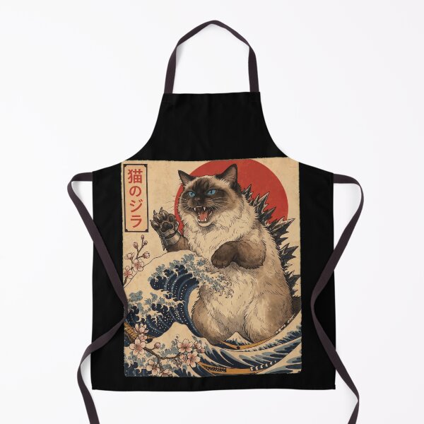 Item preview, Ragdoll Catzilla Japanese Wave Art Cat Owner designed and sold by TerryConnells.