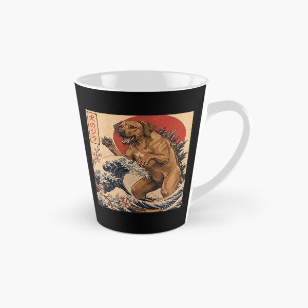 Item preview, Rhodesian Ridgeback Dogzilla Japanese Wave Art Dog Owner designed and sold by TerryConnells.