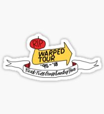 rip warped tour (in color) Sticker