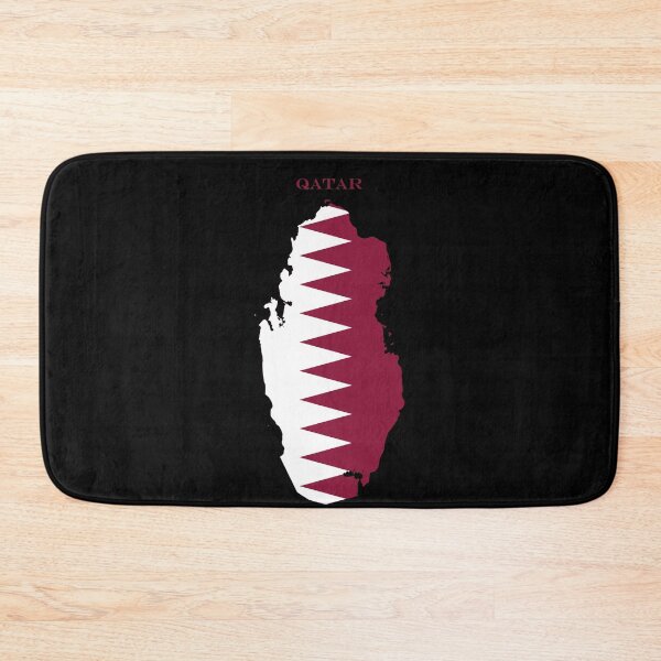 Item preview, Qatar Map Flag Silhouette Middle East Travel Pride Gift designed and sold by NTGUILTY.