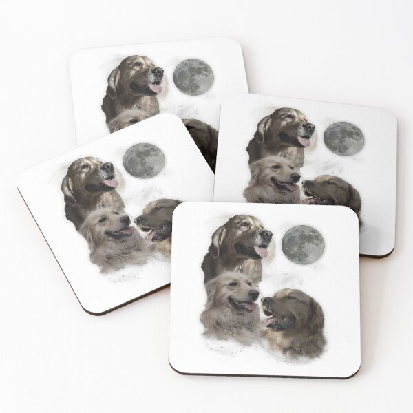 Item preview, Howling-at-The-Moon-Shirt---Funny-Golden-Retriever-T-Shirt designed and sold by gidget-gadget.