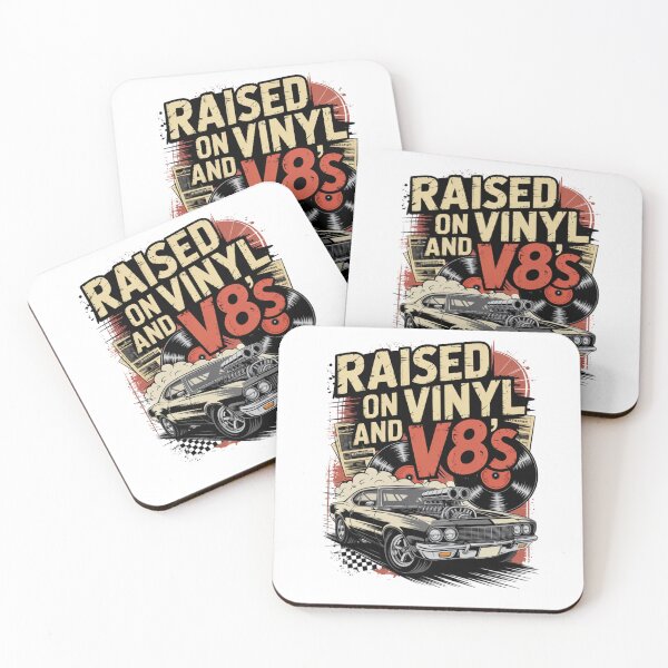 Item preview, Raised On Vinyl and V8s designed and sold by Naitsebas.