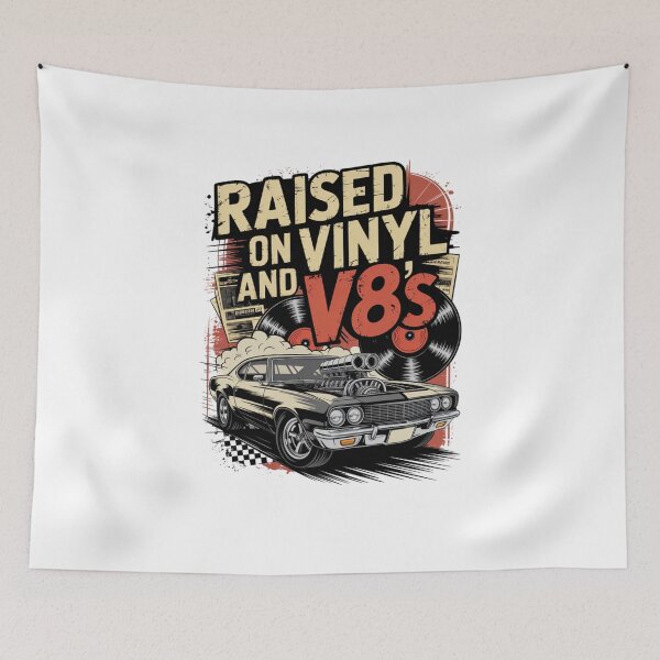 Item preview, Raised On Vinyl and V8s designed and sold by Naitsebas.