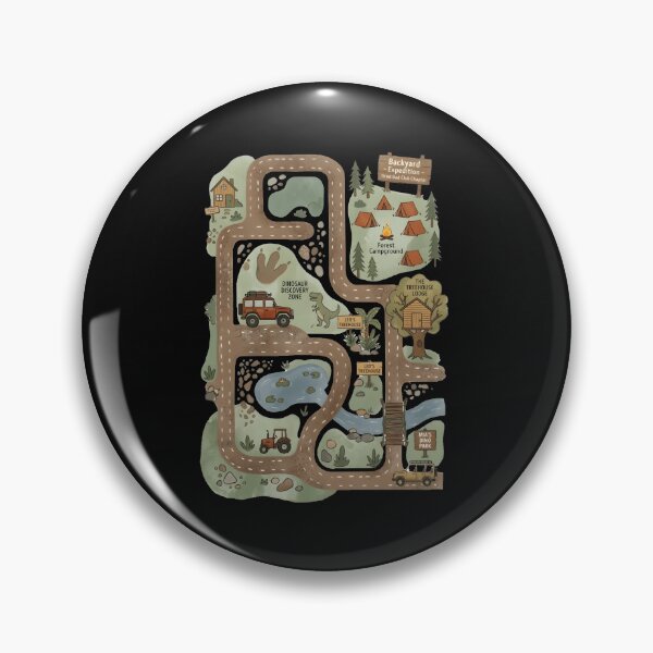 Item preview, Backyard Expedition Dad Adventure Map Classic T-Shirt designed and sold by CareerKitties.