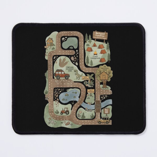 Item preview, Backyard Expedition Dad Adventure Map Classic T-Shirt designed and sold by CareerKitties.