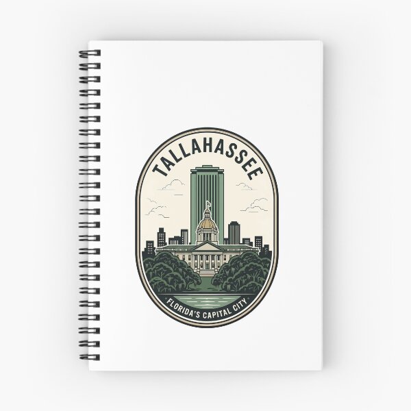 Item preview, Vintage Tallahassee Florida State Capitol Skyline Badge designed and sold by k3rstman1.