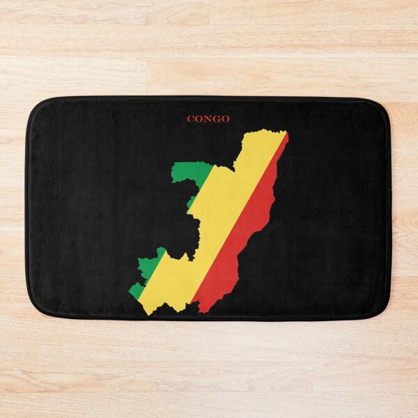Item preview, Republic of the Congo Map Flag Silhouette Africa Travel Pride Gift designed and sold by NTGUILTY.