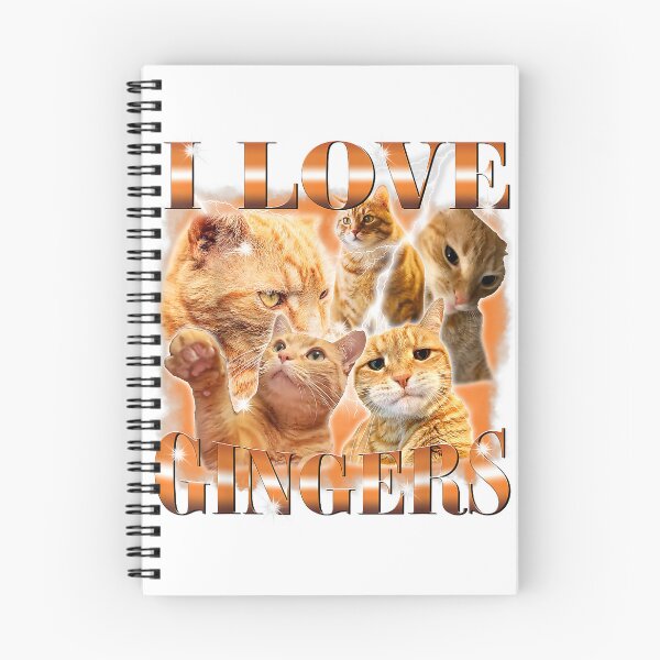 Item preview, I-Love-Gingers-Funny-Orange-Cat-Cat-Meme-Kitty-Cat-Lovers-T-Shirt designed and sold by gidget-gadget.